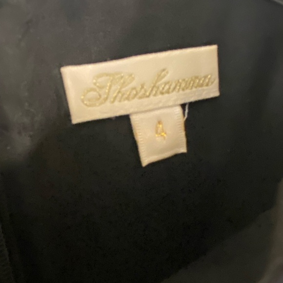 Shoshanna Dress Women's Navy Blue Dot Sleeveless Sparkly Metallic Dots Size 4 - Picture 7 of 8